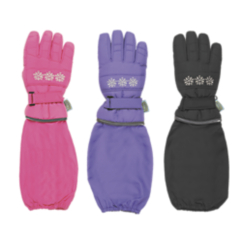 L Bow Elbow Length Gloves