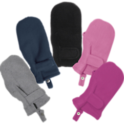 Easy on Fleece Mittens for Babies and Kids