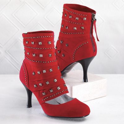 Shoe Boot, Studded...
