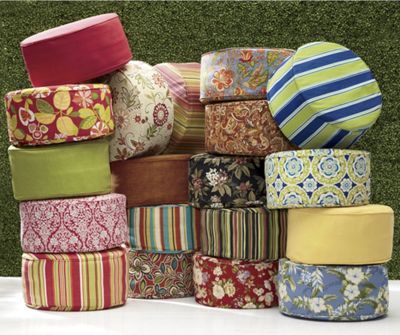 Indoor/Outdoor Pouf...