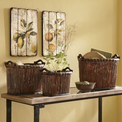 Set of 3 Bamboo...