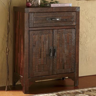 Wooden Block Console