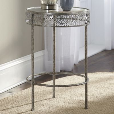 Mirrored Side Table