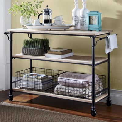 Rustic Wheeled Cart