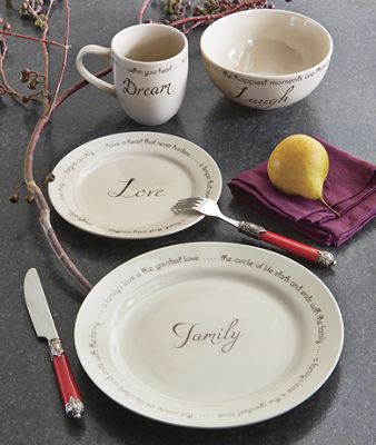 Dinnerware, 16-piece...