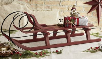 Trusty Red Sled