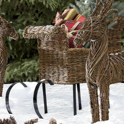 Natural Vine Sleigh