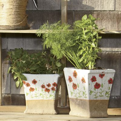 Set of 2 Poppy...