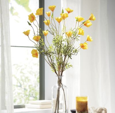 Yellow Poppies and Vase