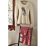 holiday owl pajamas
