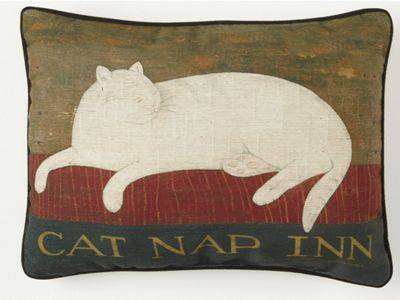 Cat Nap Inn Pillow
