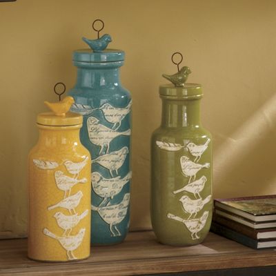 Adelaide Birdy Jars