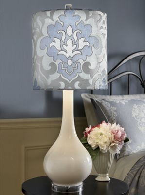 Velvet Shade Lamp