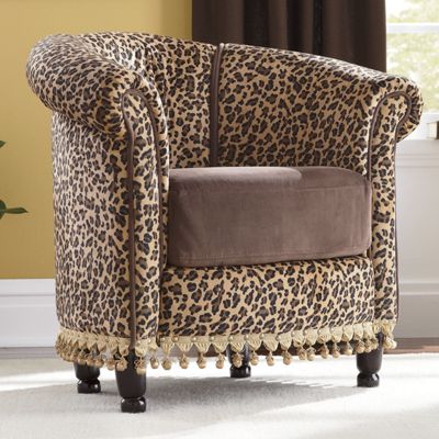 Chair, Leopard Tub