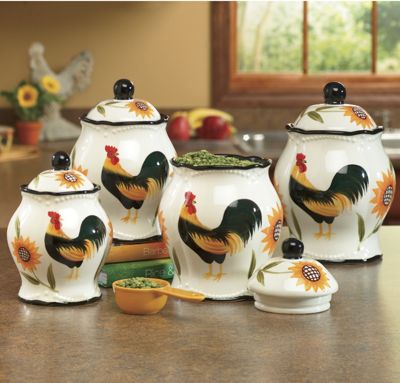 Canisters, Set of 4...