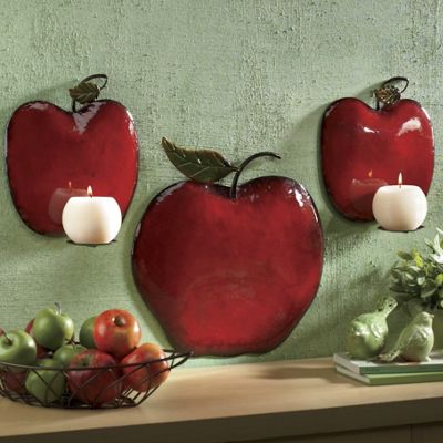 3-Piece Apple Sconce...