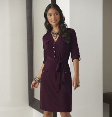 Knit Shirtdress