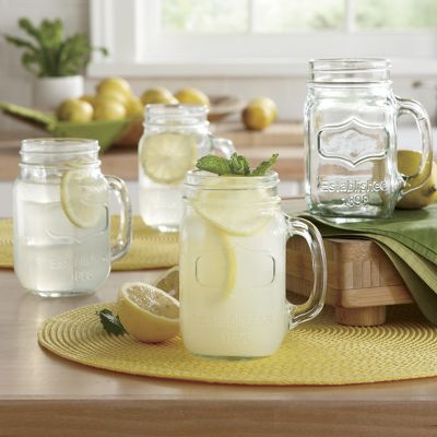 Mugs, Canning Jar...