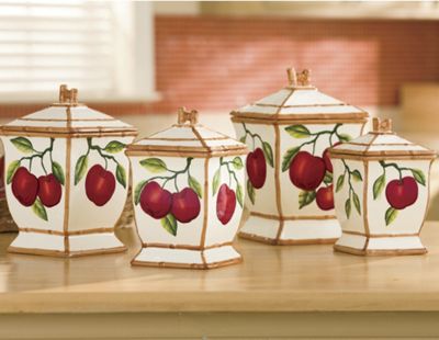 Canisters, Apple Set...