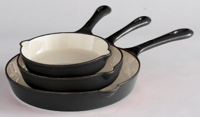 3-pc. Enamel Cast...