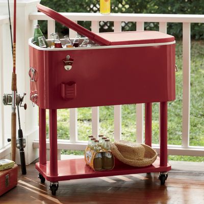 Retro Rolling Cooler