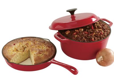 3-Piece Cast Iron...