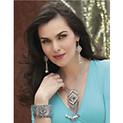 desert rose embossed jewelry