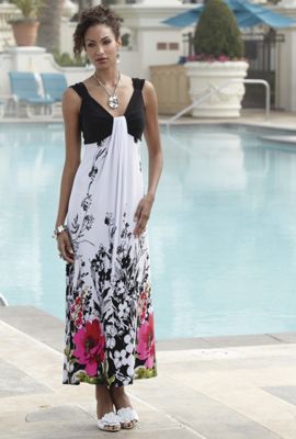 Floral Border Maxi...