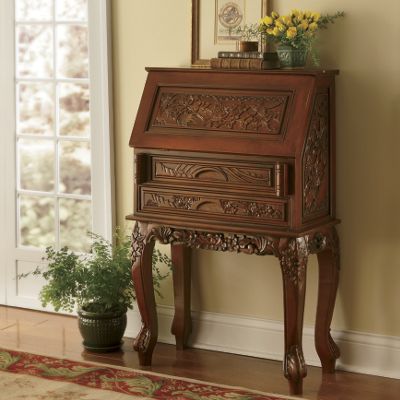 Carved Secretary