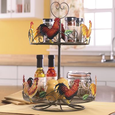 Rooster Lazy Susan