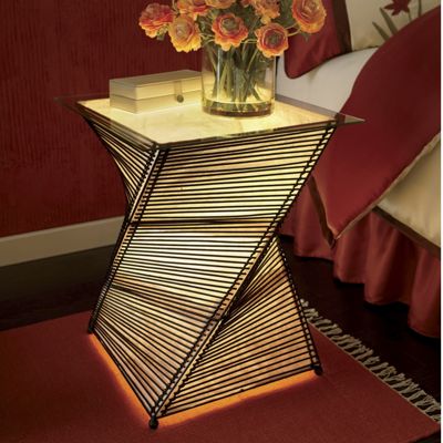 Table, Lighted Twist