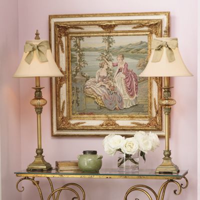 Lamps, Bow Buffet...