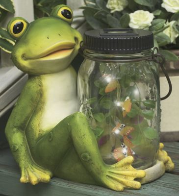 Frog with Jar of...