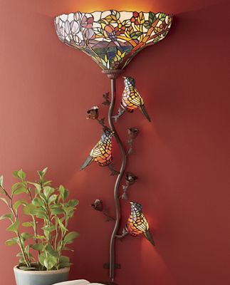 Tiffany-Style Wall Torchiere from Seventh Avenue DU74054