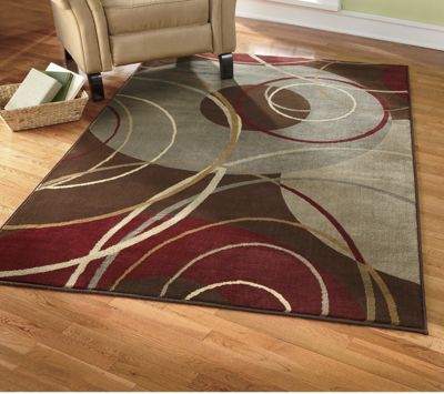Orbital Rings Rug