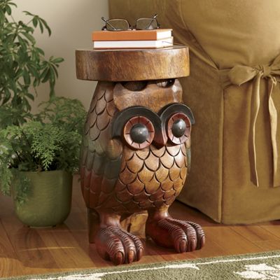 Hand-Carved Wooden...