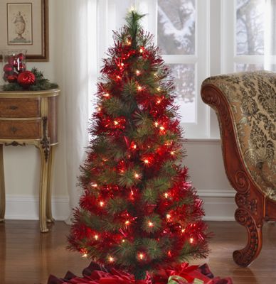 Tree, Red Tinsel...