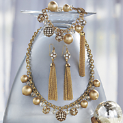 crystal multi ball jewelry
