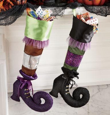 Witch Boot Stocking