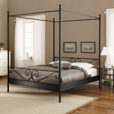 Queen-size Canopy Bed Frame