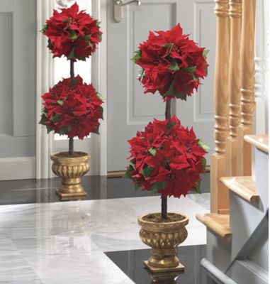 Topiary, Poinsettia...