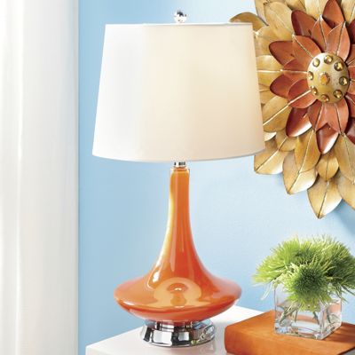 Orange Table Lamp