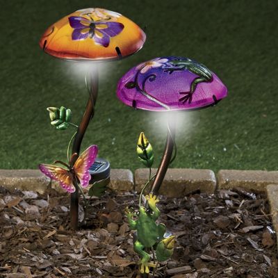 Painted Glass Shade...