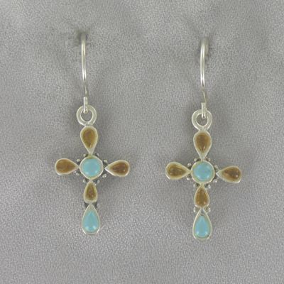 Turquoise/Coral...