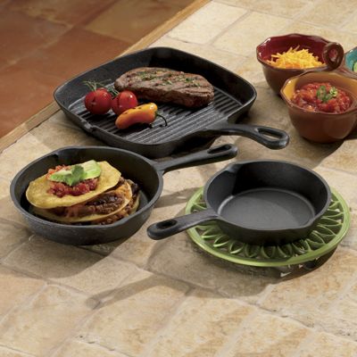 3-Piece Pre-Seasoned...