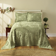 heather chenille bedding and sham
