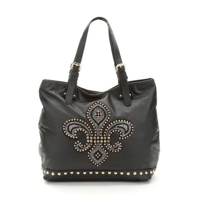 all saints fleur de lis bag