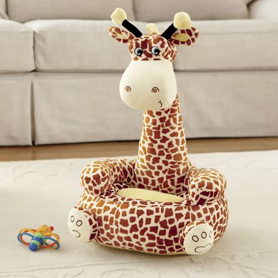 stuffed giraffe chair