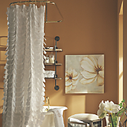 petals shower curtain