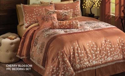 Cherry Blossom 7pc Bedding Set